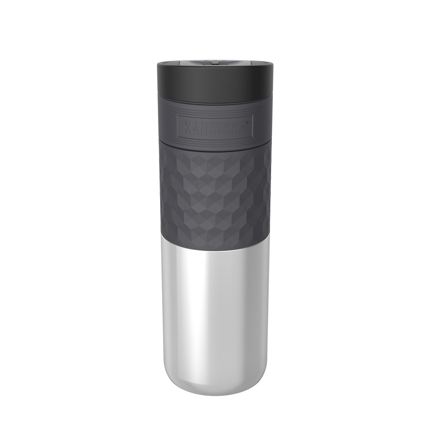 Travel mug isotherme 500 ml inox + grip